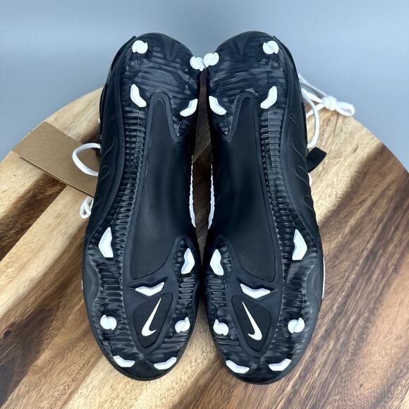 Nike LAX Lacrosse Cleats Men\'s 11.5 Huarache 9 Elite Mid Black FD0088-002 main image 8